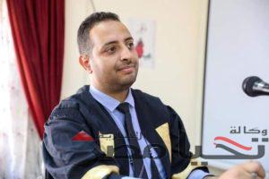 جانب من مناقشة الرسالة للباحث أحمد عبده