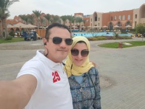 هيثم زاد يهنئ زوجته بعيد ميلادها